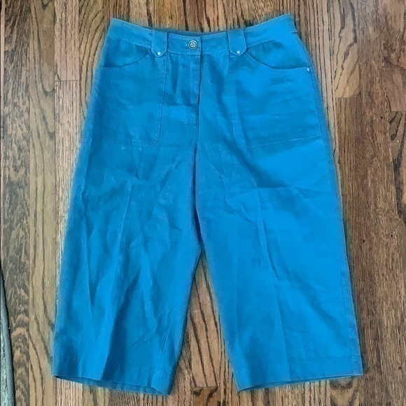 Pendleton Women’s Turquoise Summer Capris‎ - Picture 1 of 5